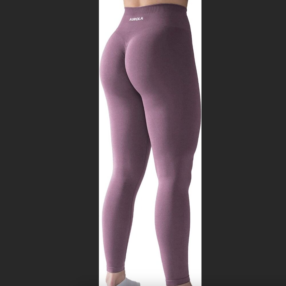 Aurola scrunch leggings light purple XS